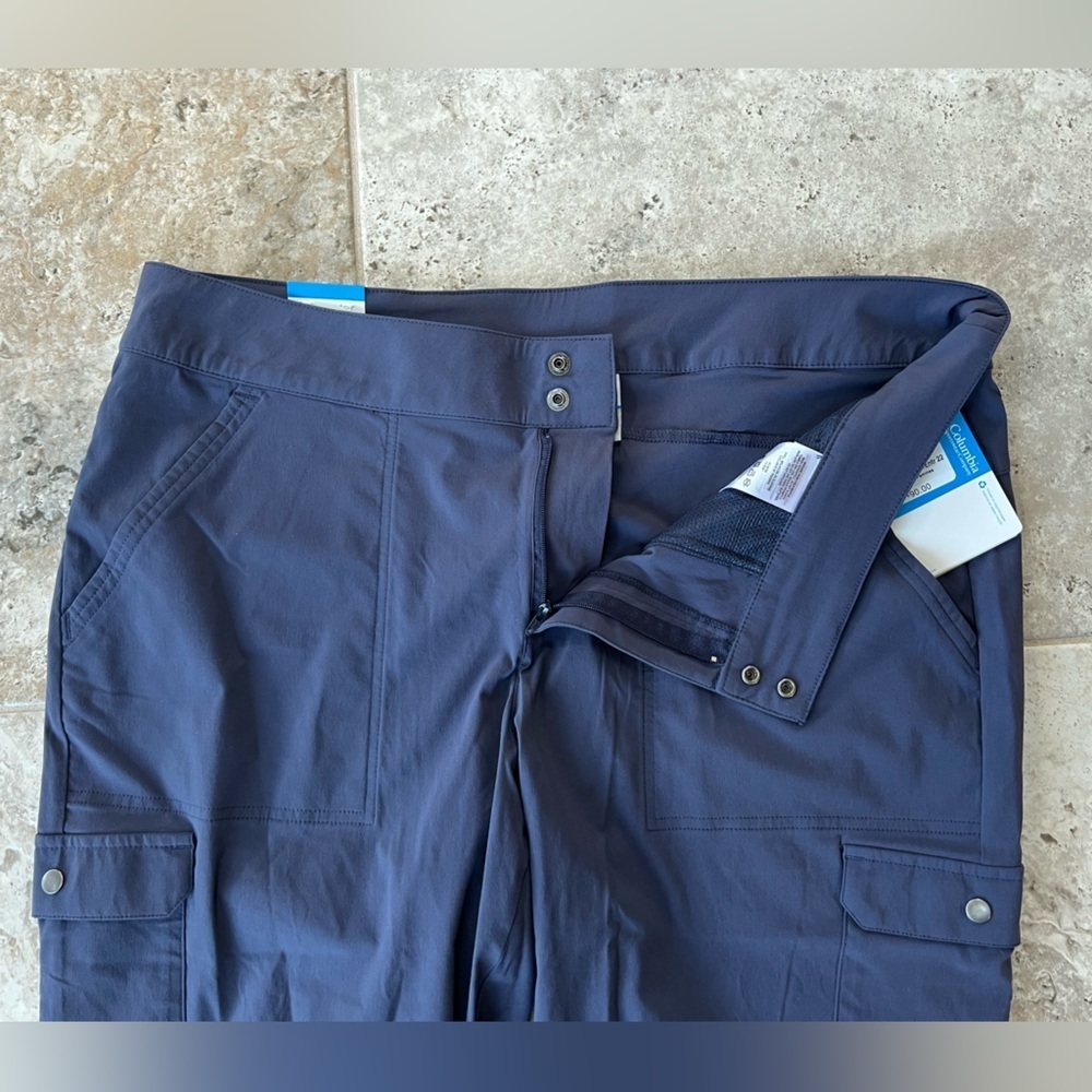 Columbia Sportswear NWT Zephyr Heights Lightweight Hiking Blue Capri Pants, 16W - Picture 6 of 11